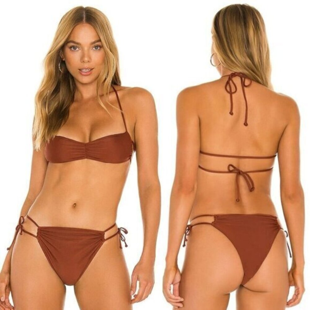 Lovers and Friends Fiana Top and Bottom in Brown